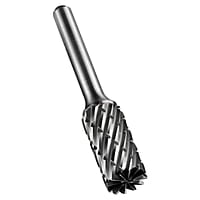 Carbide Cylinder Burr with End Cut
