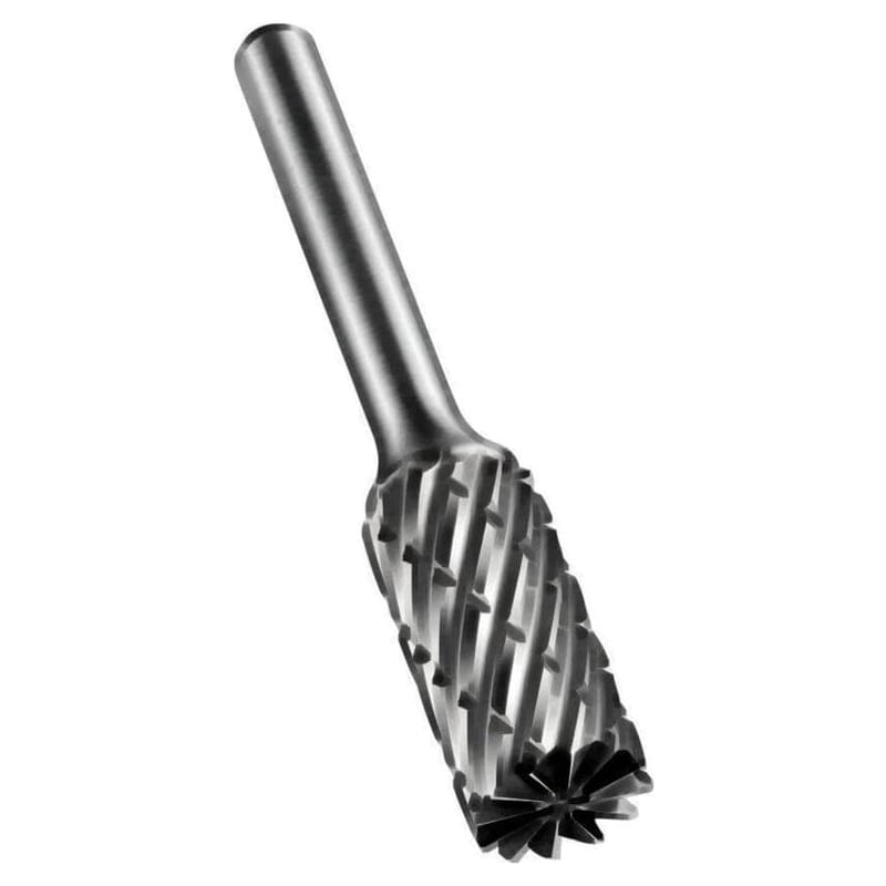 Carbide Cylinder Burr with End Cut